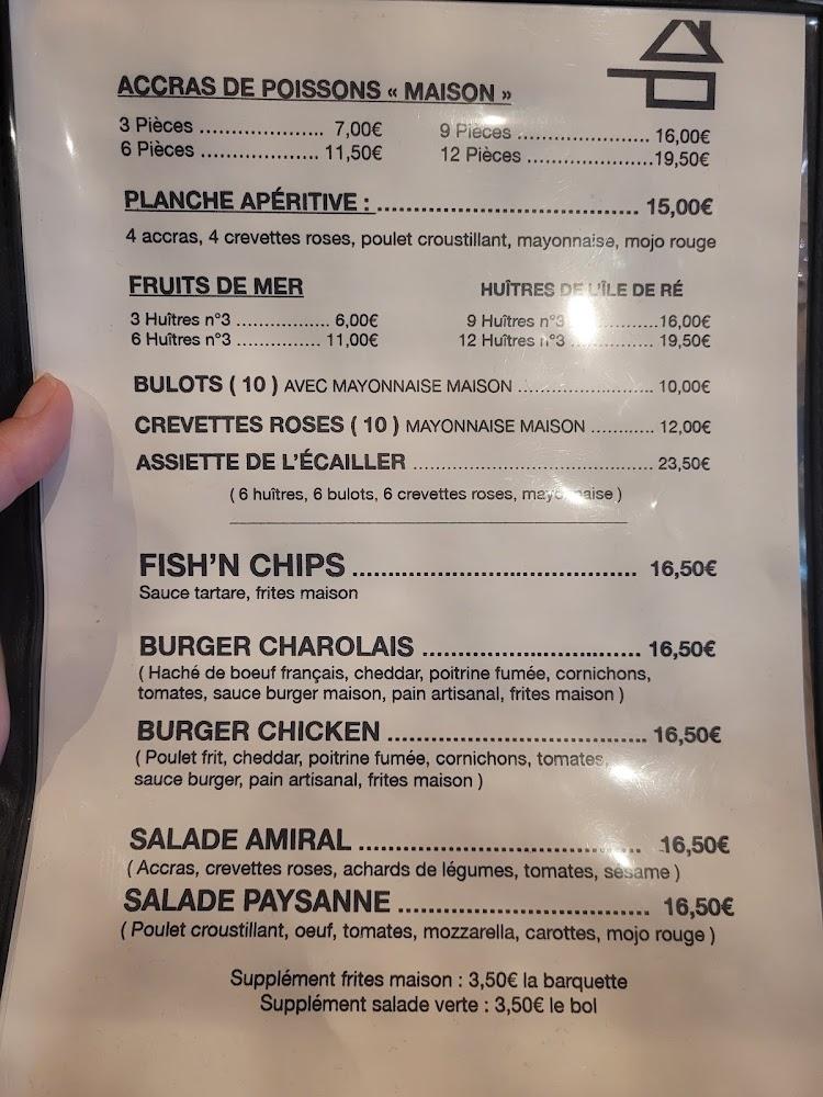 Le P'tit Amiral - Menu Image 2