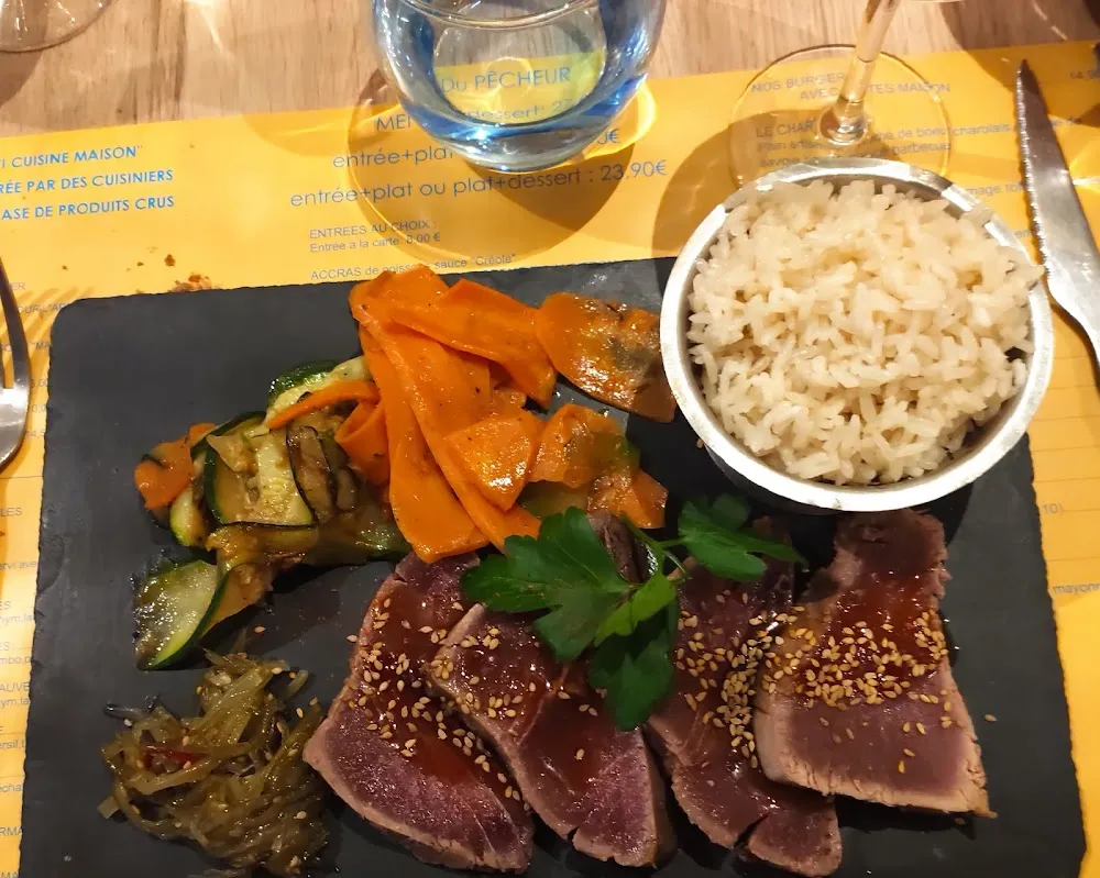 Tataki de Thon Et Ses Légumes Croquants